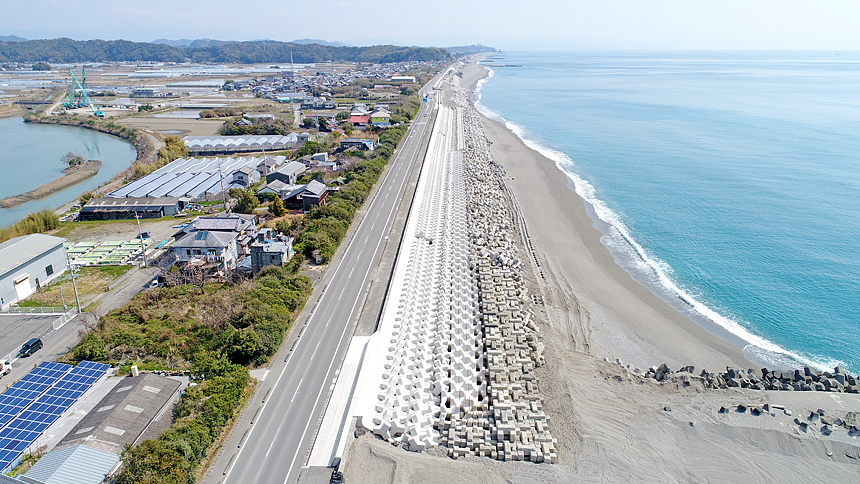 平成２８年度　戸原海岸堤防改良（その３）工事画像