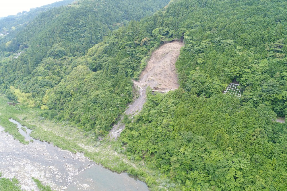 一般県道久保大宮線道路災害復旧工事（27災第95号）画像