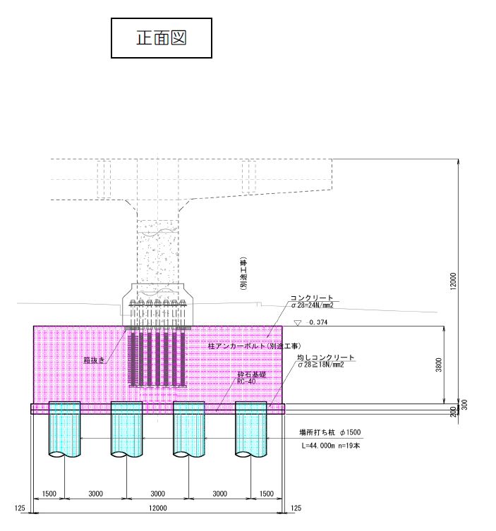 平成２９－３０年度　高知中央ＩＣ高架橋下部第９工事画像