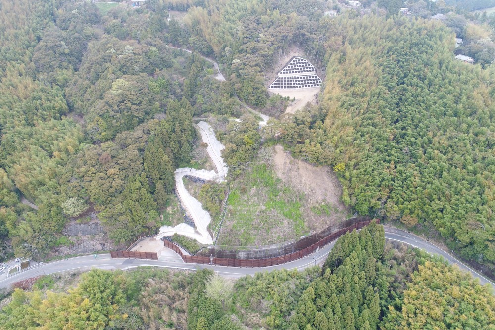 県道高知本山線防災・安全交付金工事画像