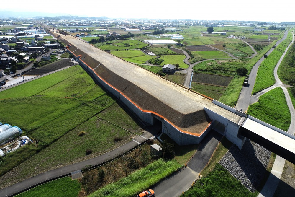 令和４－５年度　南国安芸道路下井西改良第７工事画像