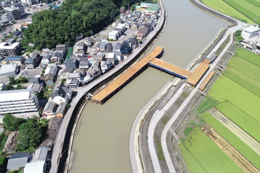 舟入川地震高潮対策工事（地震高潮第５－３号）画像