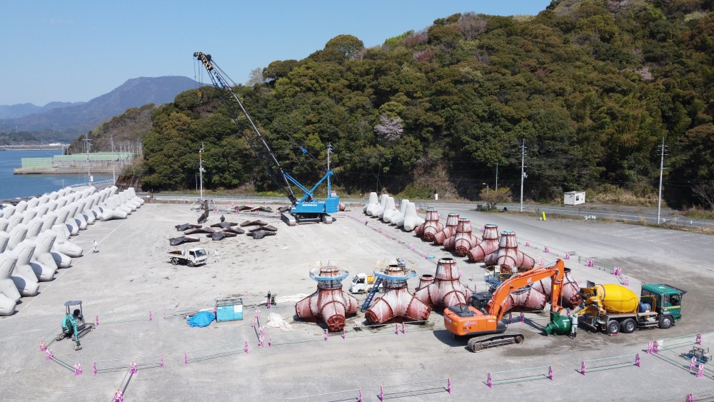 須崎港湾口地区防波堤工事（その（２））画像