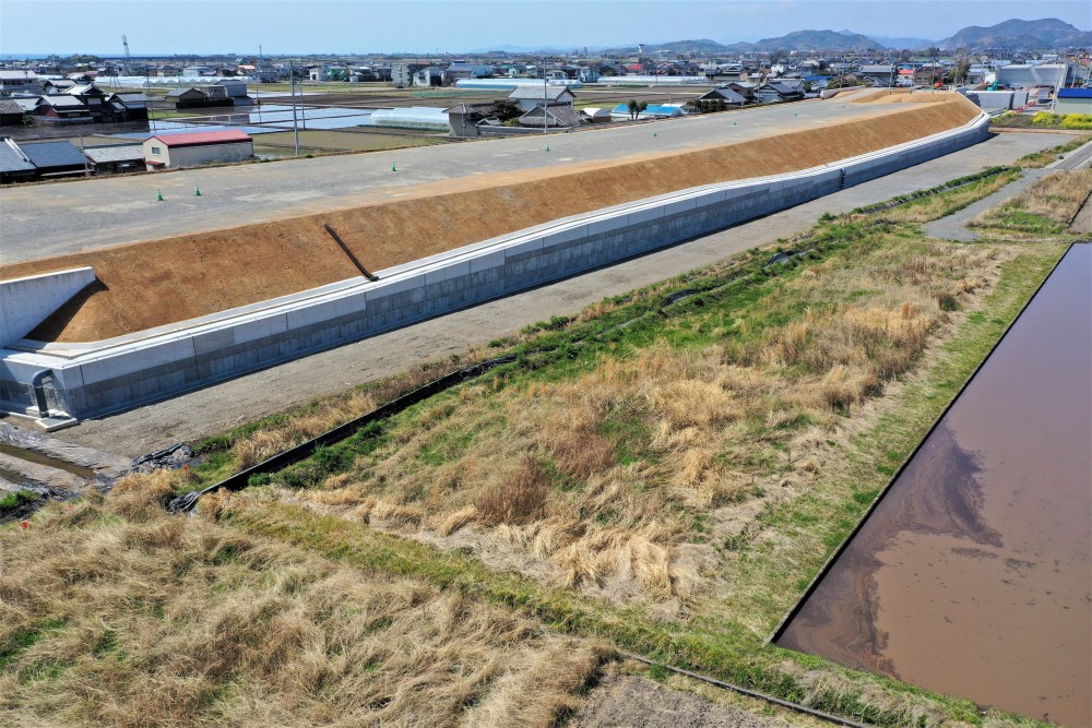 令和３－４年度　南国安芸道路西野地区改良第４工事画像